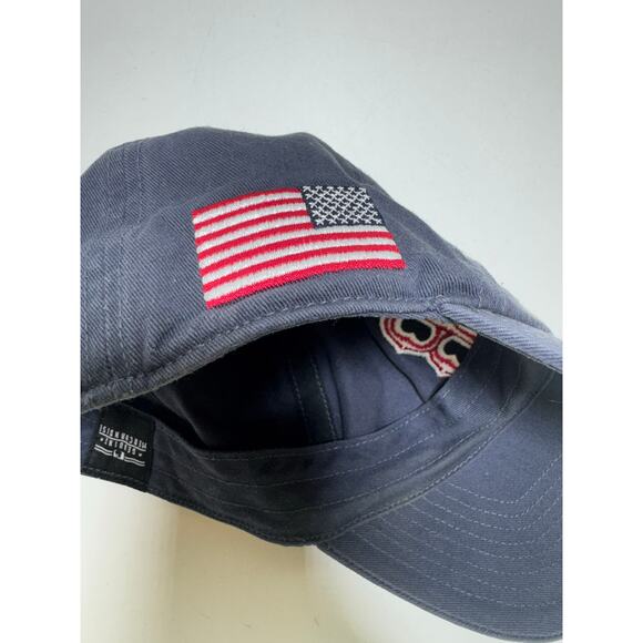 Boston Red Sox 47 Brand MLB lean Up Adjustable Strap back Had Dad Cap - Picture 7 of 8